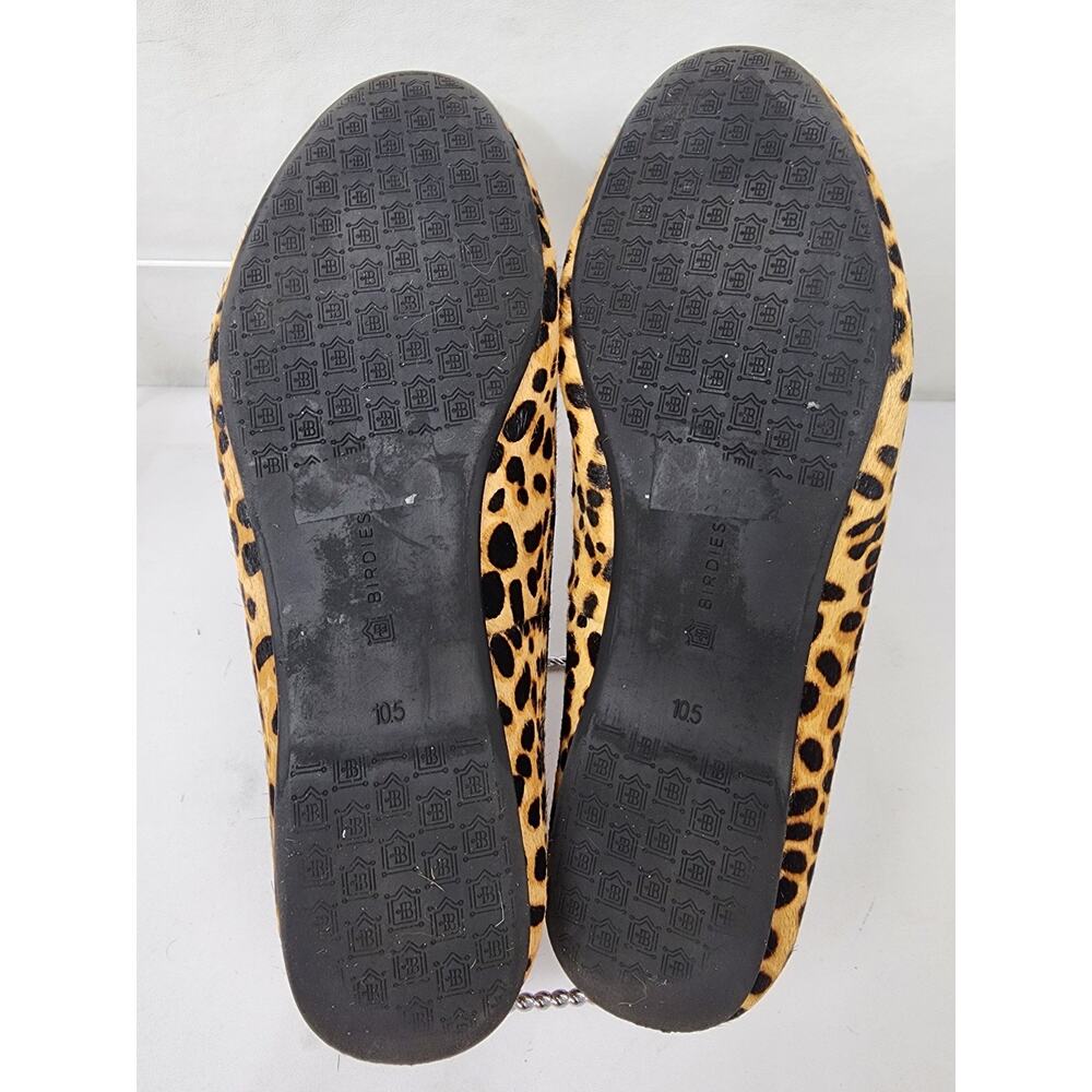 Birdies Leopard Calf Hair Starling Flats Loafers Slip On Shoes Size 10.5 - Picture 6 of 8